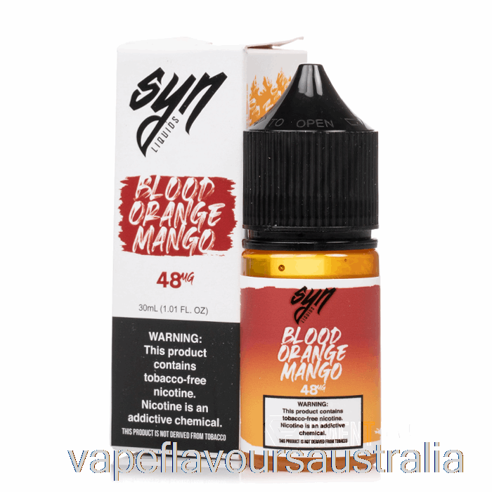 Vape Nicotine Australia Blood Orange Mango - Syn Salts - 30mL 24mg